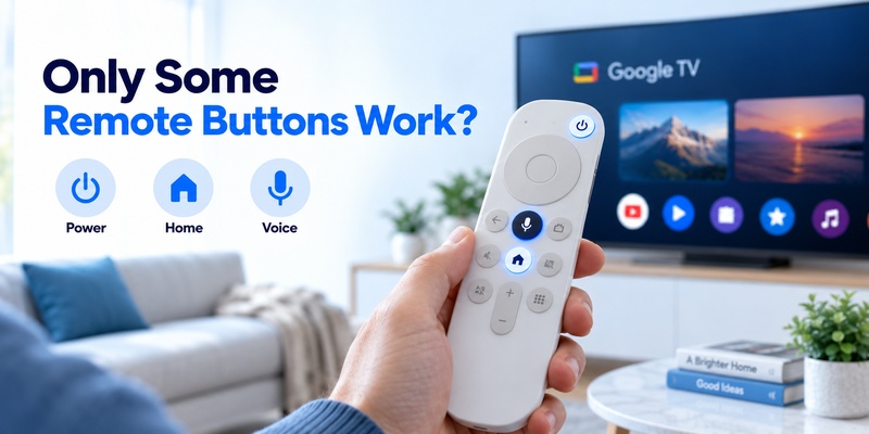 Google TV Remote Not Working