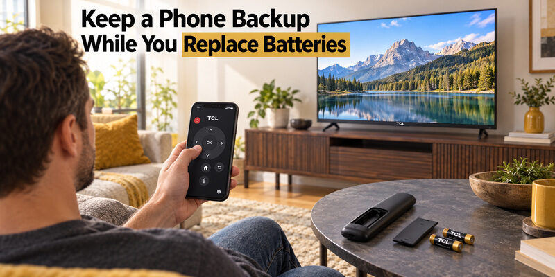 TCL TV Remote Battery Size Replacement and Drain Fixes