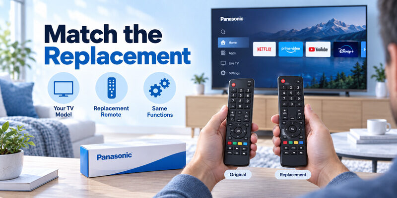 Panasonic TV Remote: Choose, Set Up and Replace It
